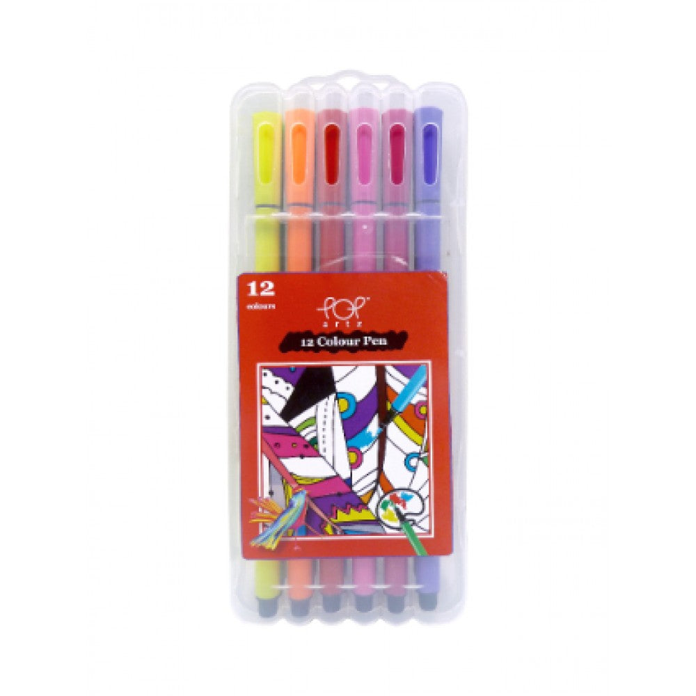 POP Artz Colour Pen 12pcs