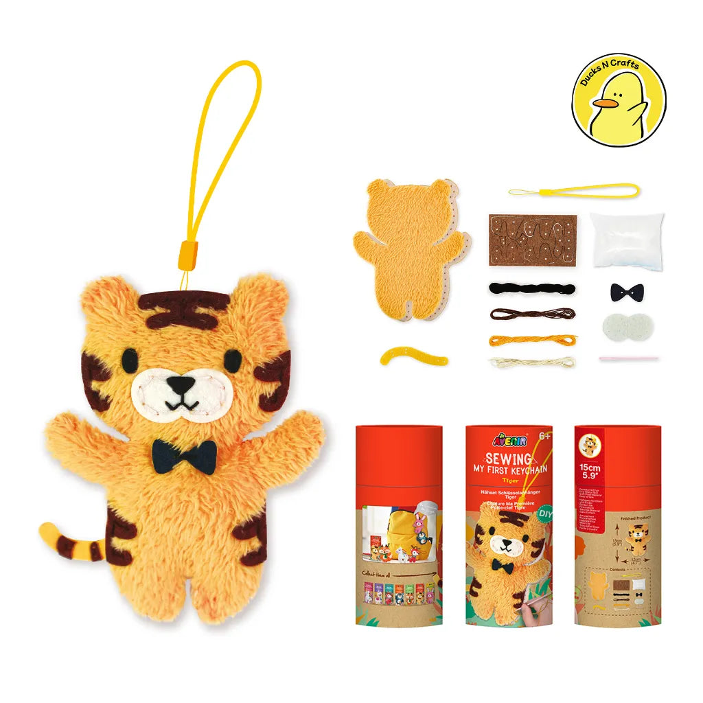 Avenir Diy Sewing Keychain Tiger