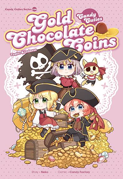 Candy Cuties Series 20: Gold Chocolate Coins: Topic: Kindness