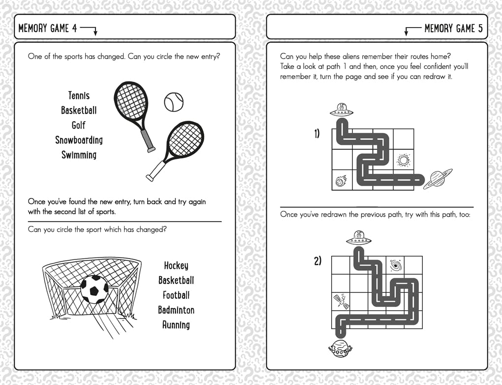 Memory Games For Clever Kids (Paperback)