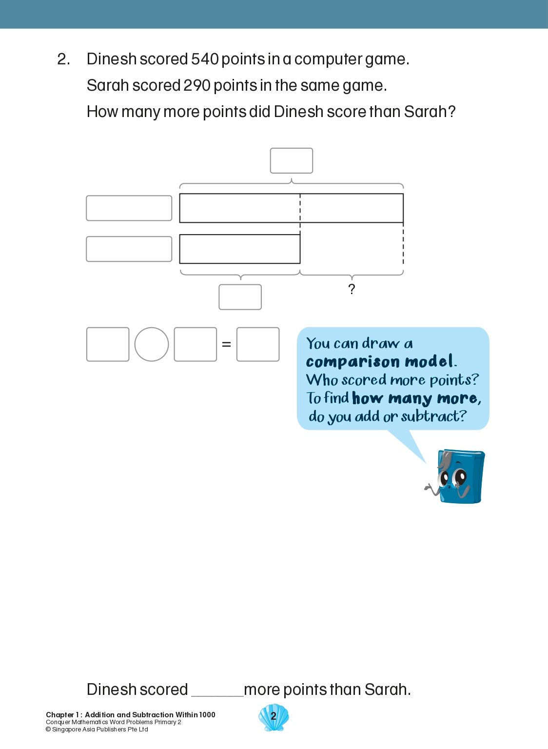 Conquer Mathematics Word Problems Primary 2