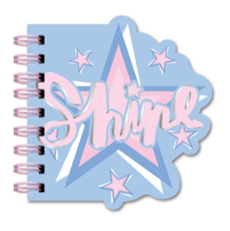 Assorted A6 Spiral Notebook 60S - Star Design