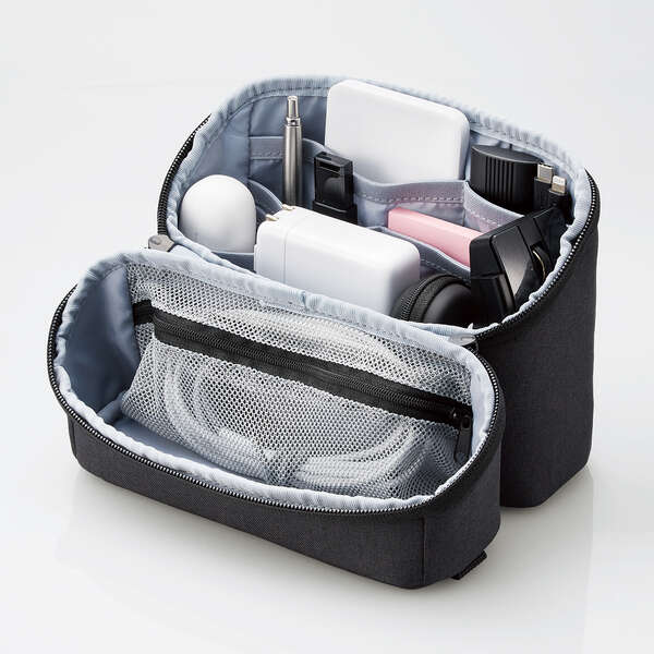 BMA-GP18N Elecom Gadget Pouch Stand Type Black