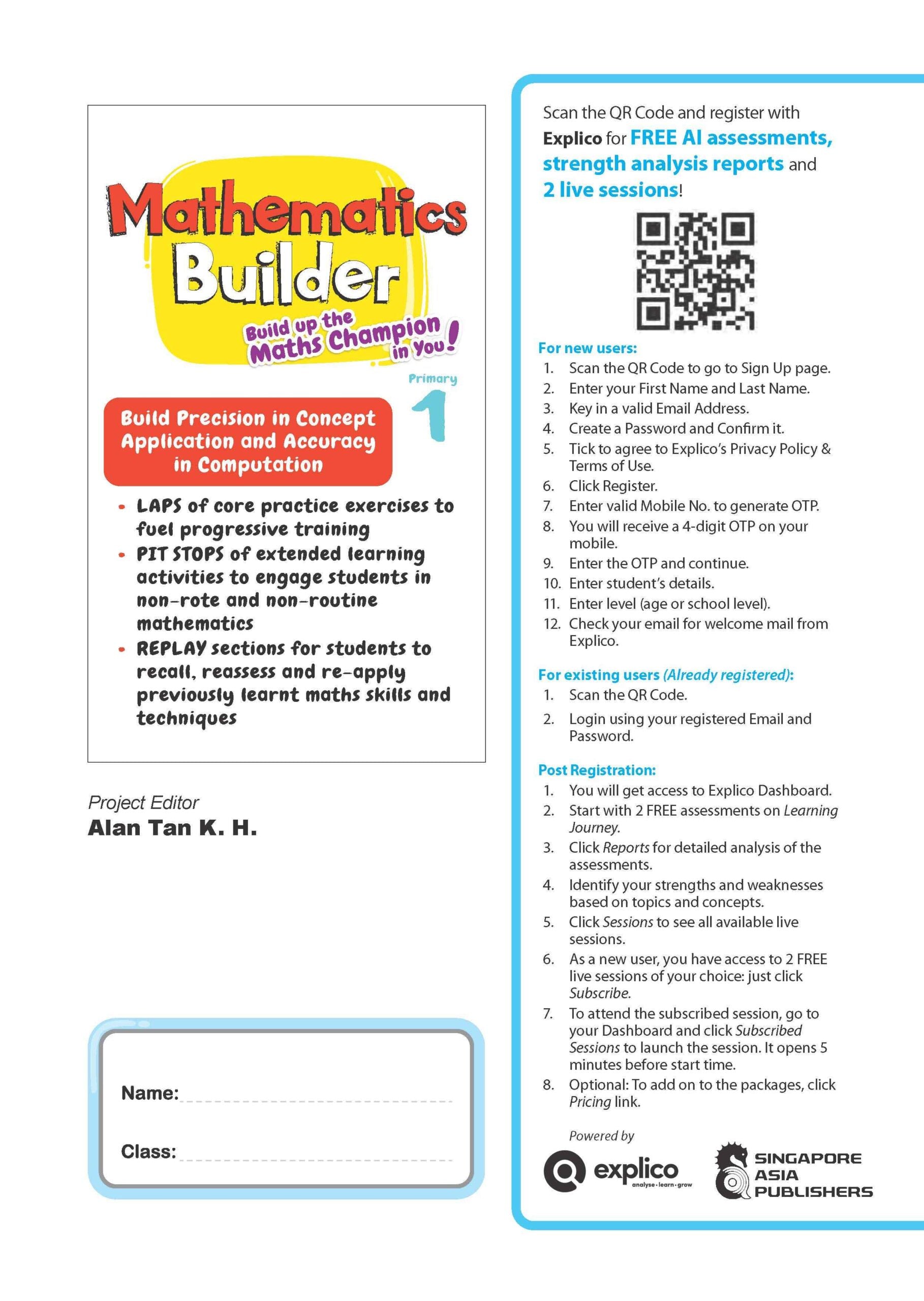 Mathematics Builder Primary 1
