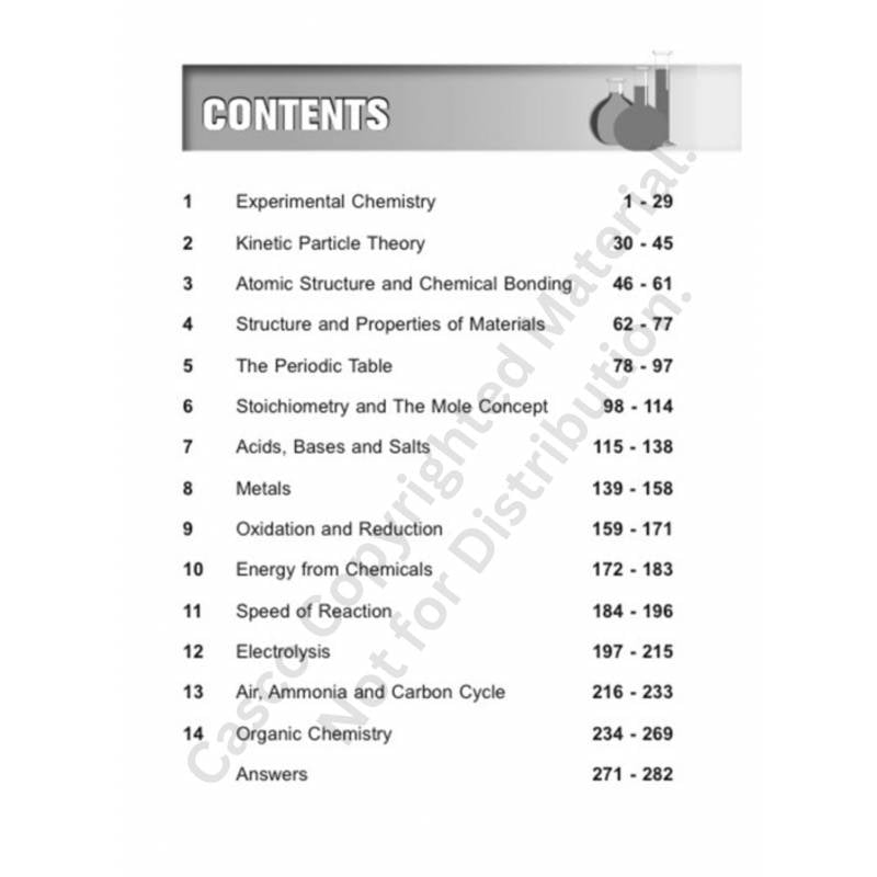 A-Z for O Level Chemistry Questions & Answers