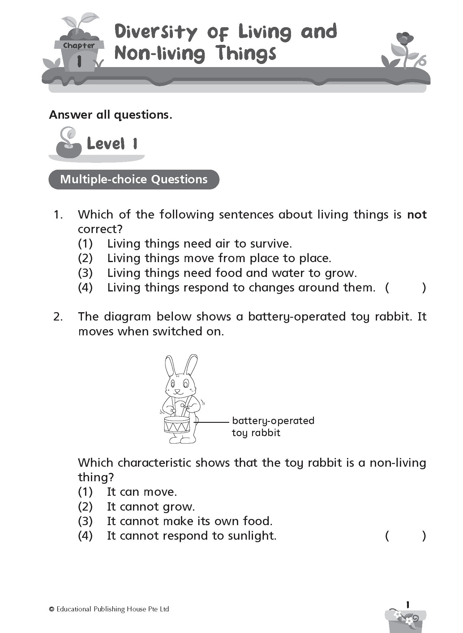 Primary 3 Science Progressive Practice