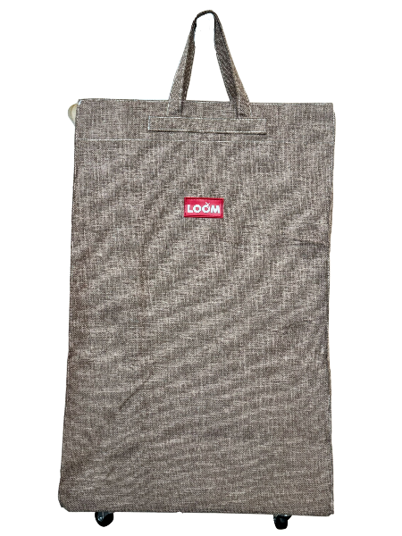 Foldable Trolley Bag - Brown
