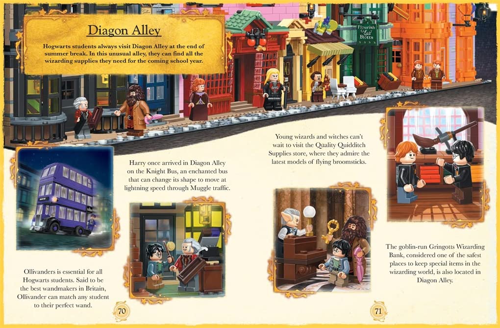 LEGO® Harry Potter™: Magical Year at Hogwarts (with 70 LEGO bricks, 3 minifigures, fold-out play scene and fun fact book) - LEGO® Minifigure Activity (Hardback)