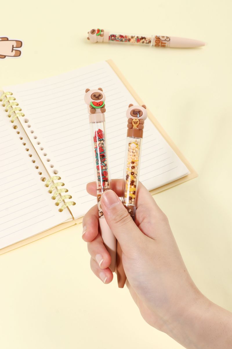 0.4mm Doggy Cat Bead Gel Pen – Assorted Design