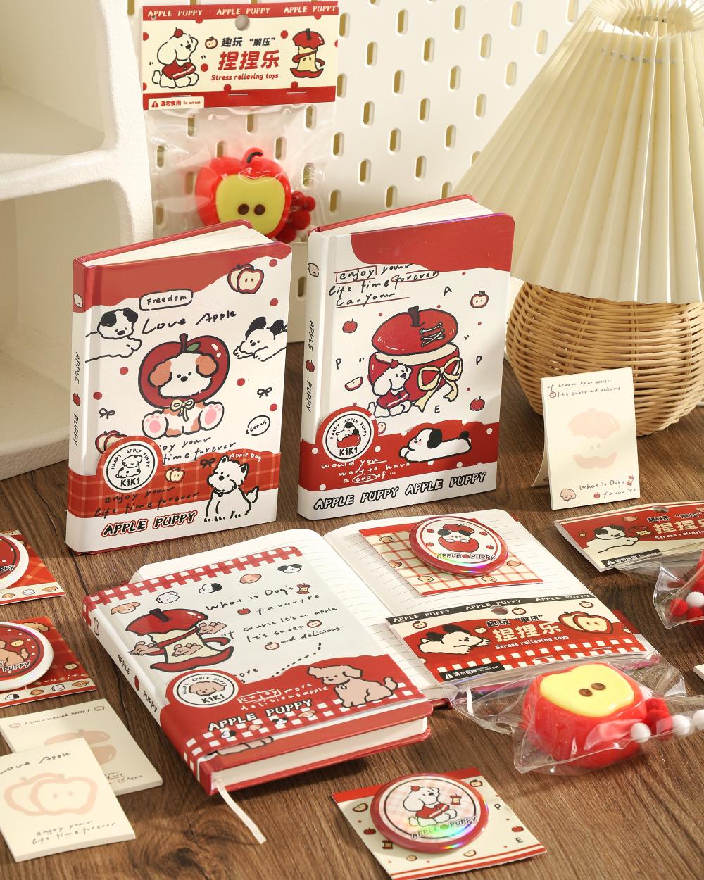 Apple Dog Staionery Gifts 4'S Set