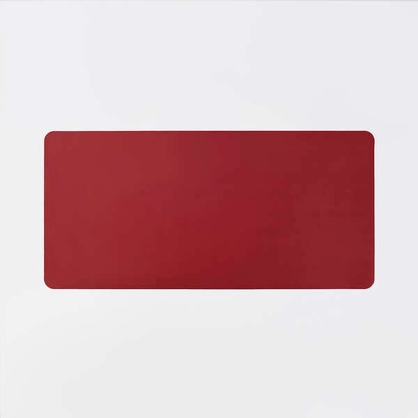  ELECOM Desk Mat Mouse Compatible Soft Leather Reversible Mat Large Mouse Pad 900×430×1.7mm Black × Red