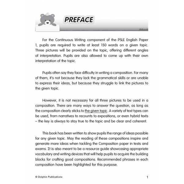Primary 2 Model Composition Writing Well 