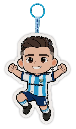 Football Star Plush Bag Charm