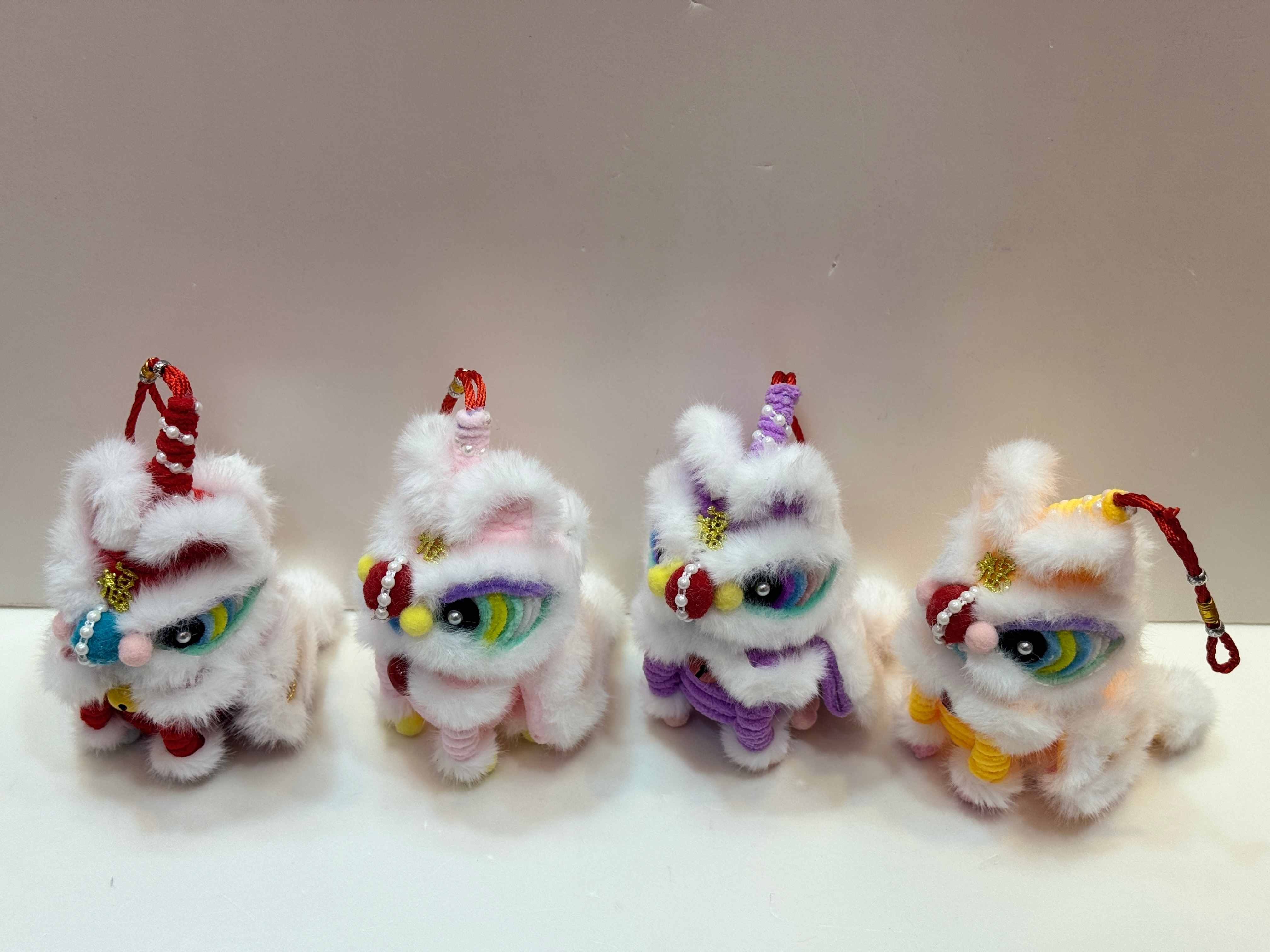  CNY LION DANCE HANG DECO 12*12*18CM