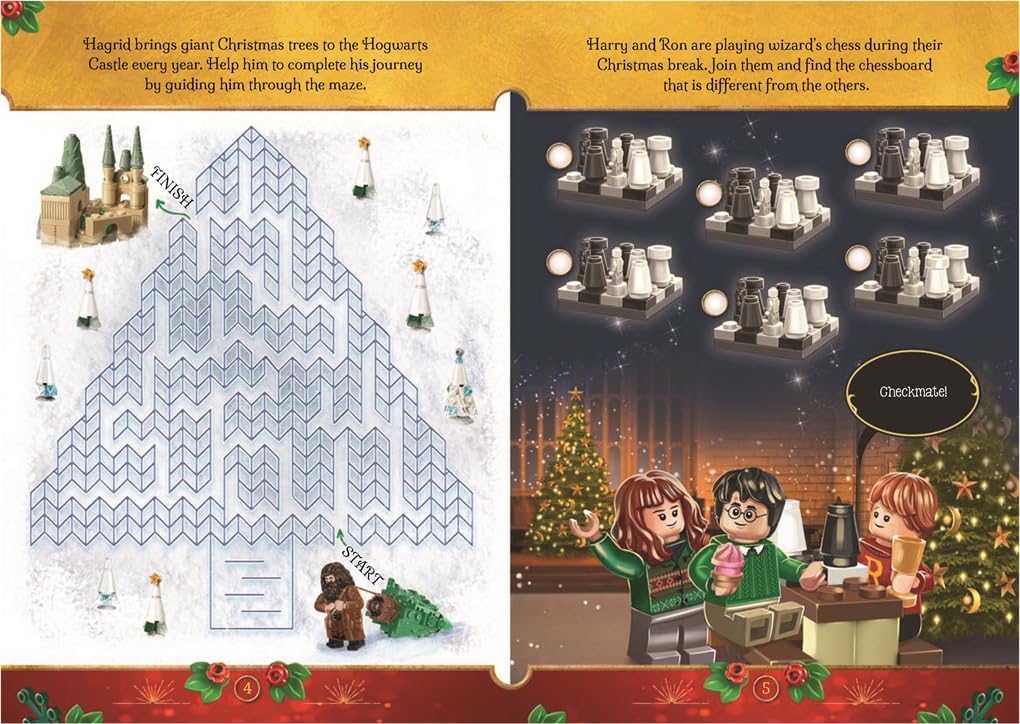 LEGO® Harry Potter™: Magical Christmas (with Harry Potter Minifigure and Festive Mini-Builds) Hardcover