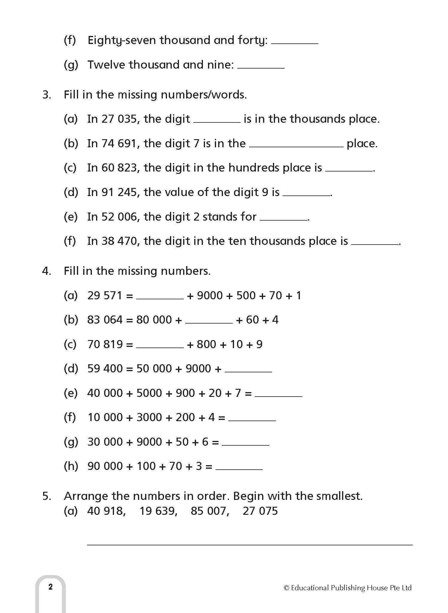 Primary 4 Intensive Maths Drills