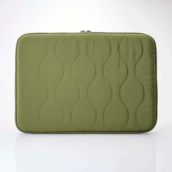 ELECOM PC Inner Bag Quilted Inner Case Onion Stitch 14-inch Khaki