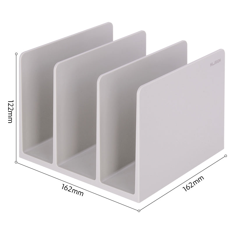 DELI NUSIGN BOOK END GREY ENS006