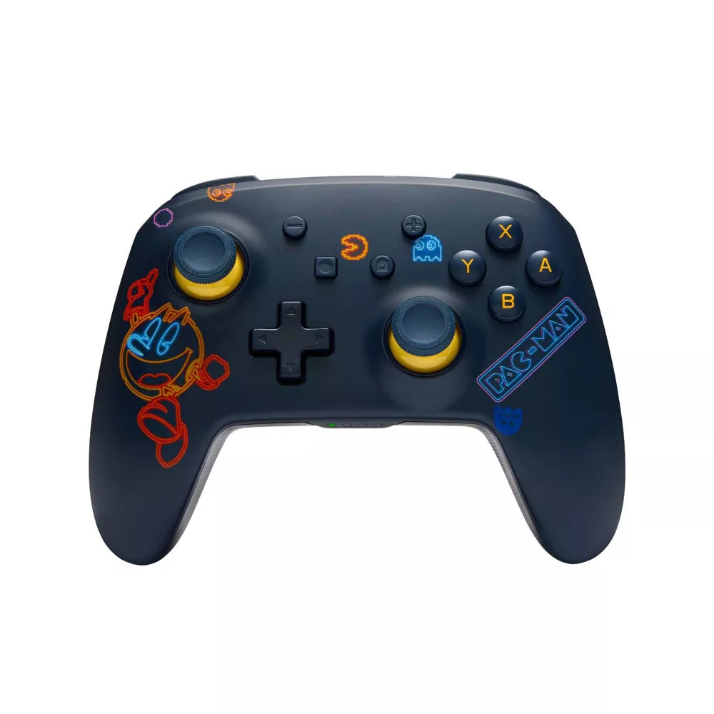 PowerA PAC-MAN Neon Arcade Enhanced Wireless Controller with Lumectra - Nintendo Switch