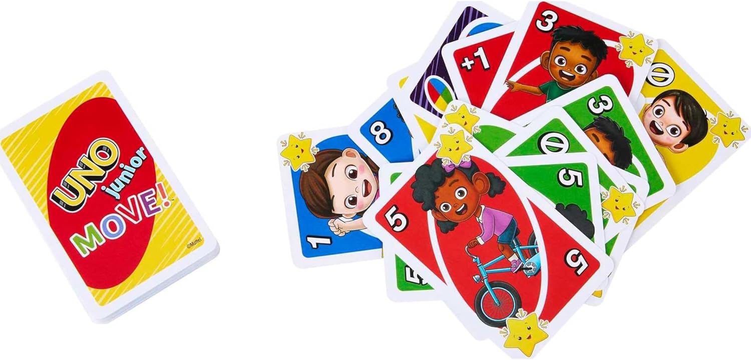 MATTEL UNO JUNIOR MOVE CARD GAME