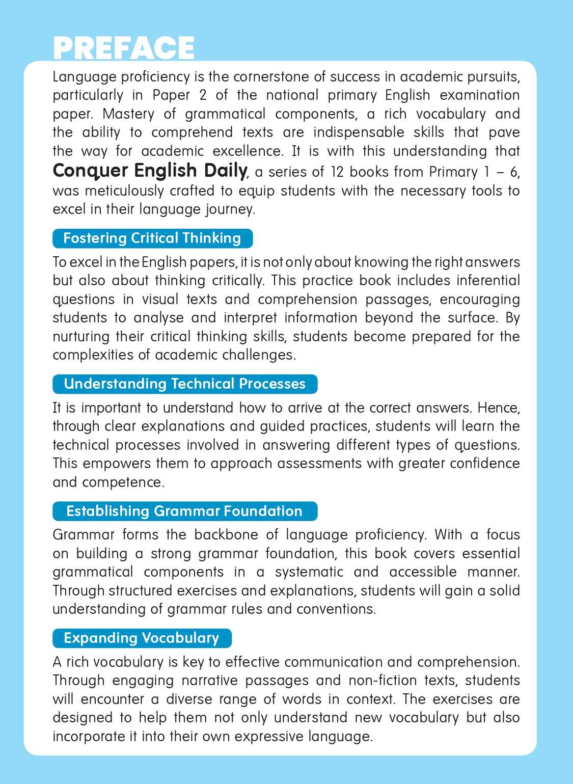 Conquer English Daily Primary 6 (Part B )