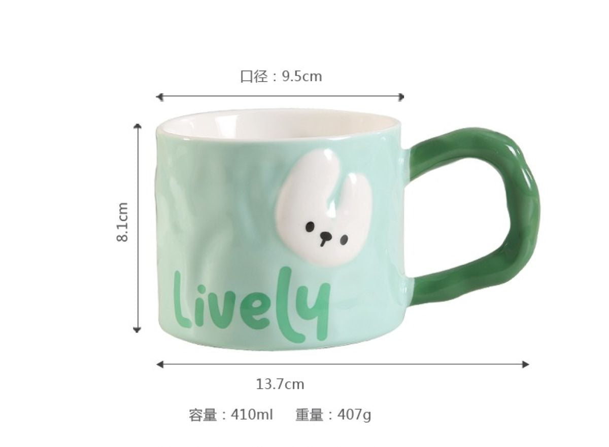  CERAMIC MUG RABBIT XI1213