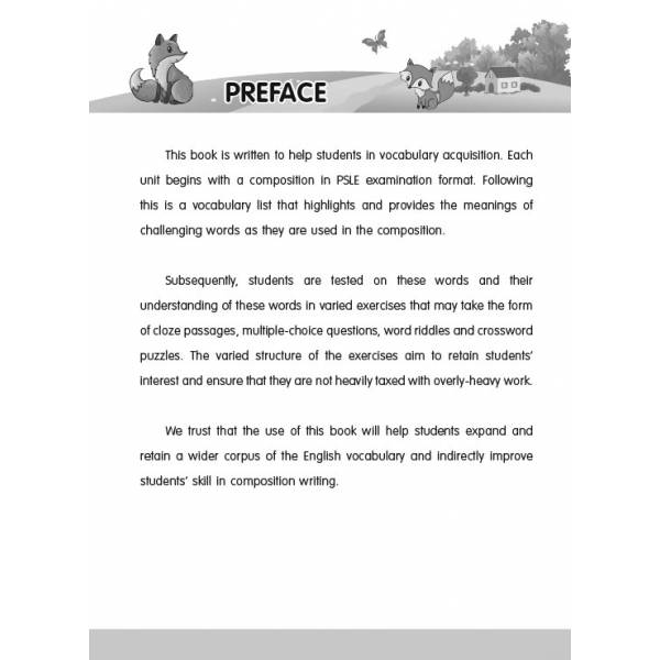 Primary 5 Vocabulary for Composition