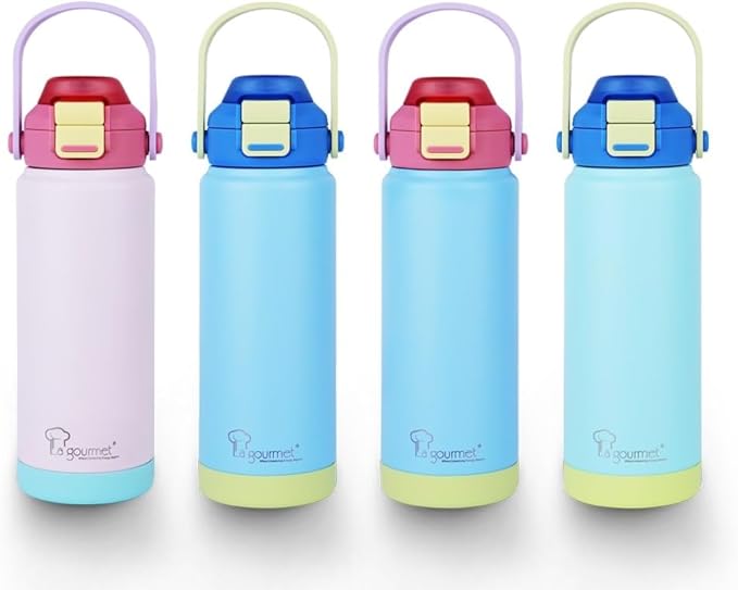 La Gourmet LGSE419965 Super Wide 530ml Thermal Bottle - Light Blue