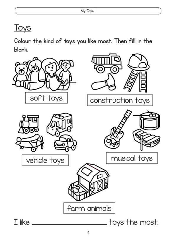 English Activity Series for Early Learners Book 2 – My Life