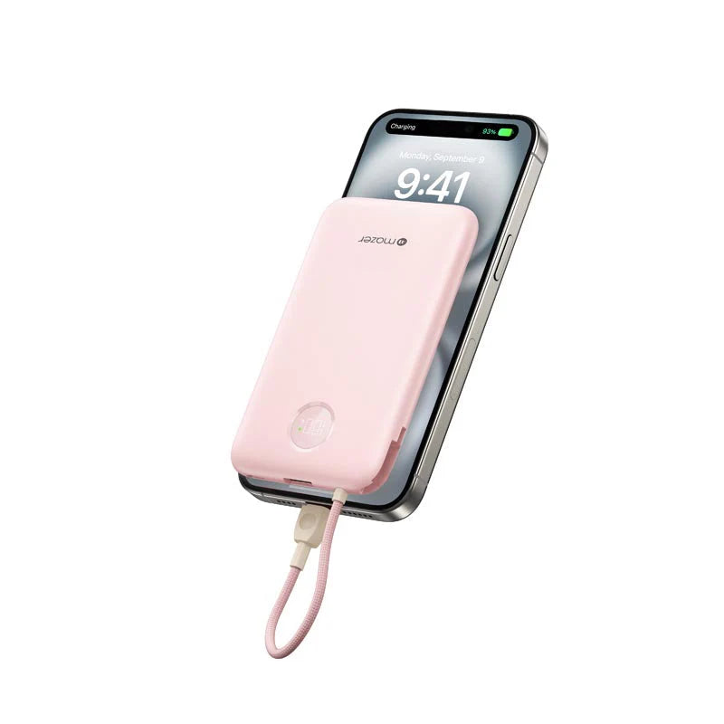 Mazer M-PC20LINK10V2-CM PD20W 10K Built-in C Cable PB (Pink)