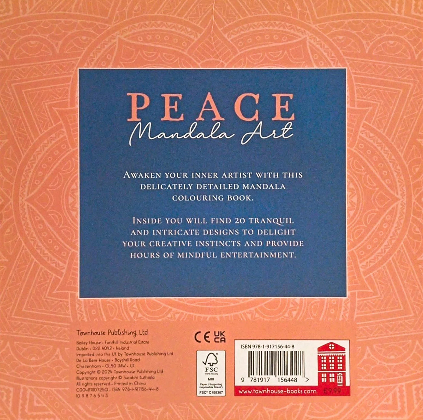 Go-mandala Art: Peace Colouring (Paperback)