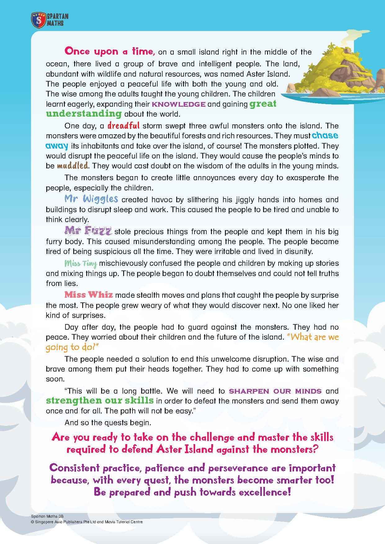 Primary 3B Spartan Maths (Levels 56 to 63)