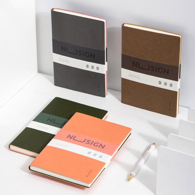 DELI NUSIGN A5 PU NOTEBOOK 96'S NS262