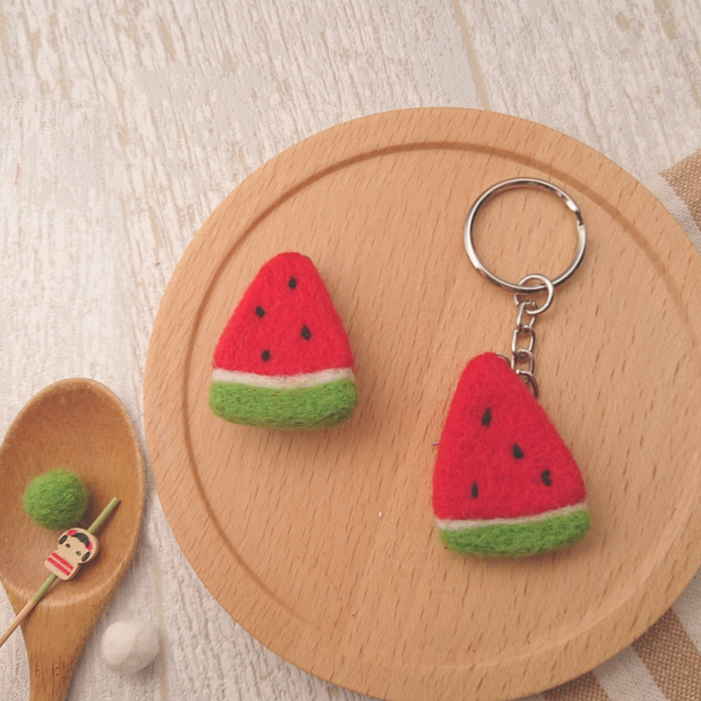 Diy Fruit Series Felting Kit - Watermelon