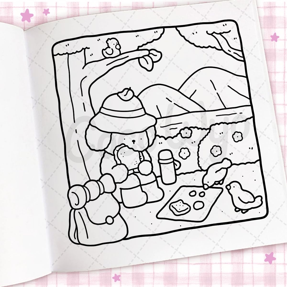 Cozy Days: A Cute and Comfy Colouring Book (Coco Wyo) Paperback – Coloring Book