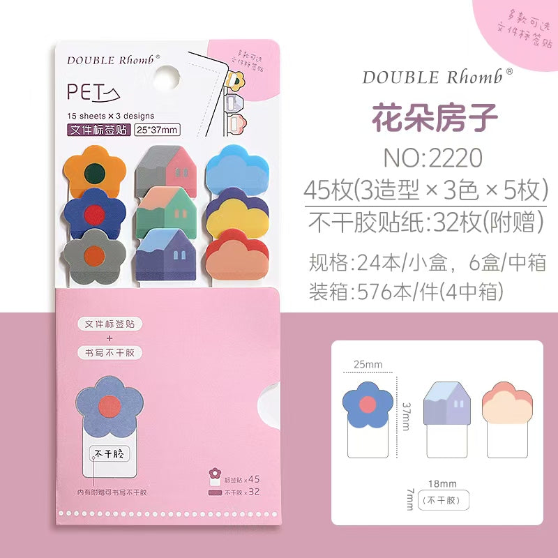 STICKY INDEXLABEL FLOWER HOUSE 2220