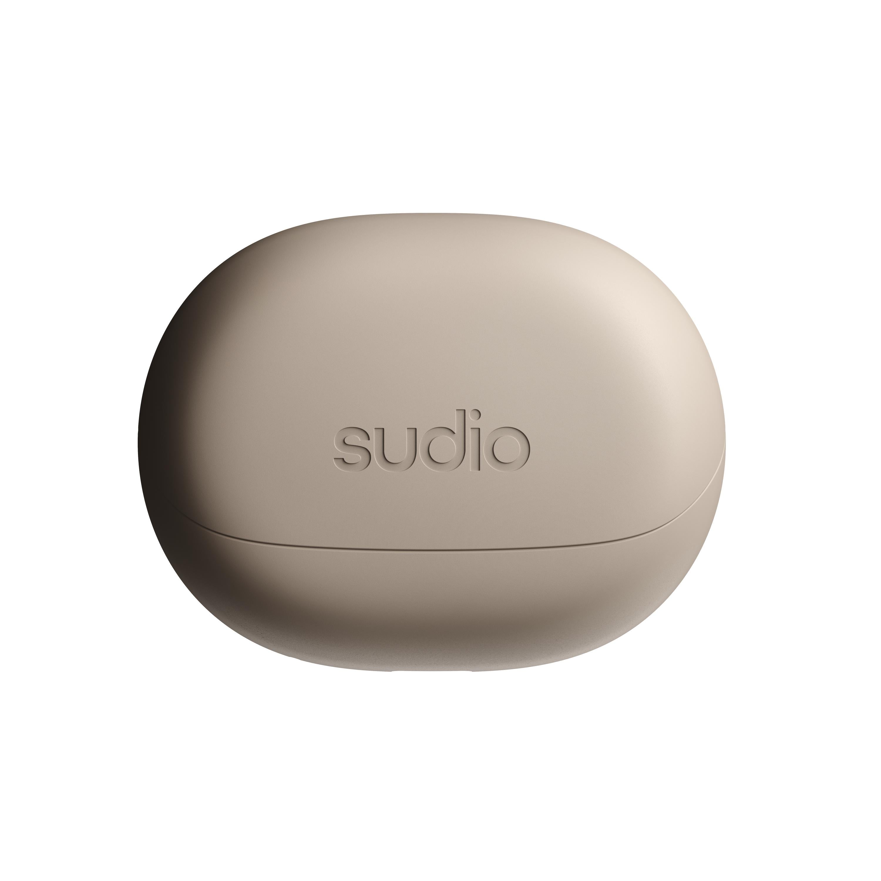 Sudio E4 Pro Wireless Earbuds with Hybrid Active Noise Cancellation - Latte