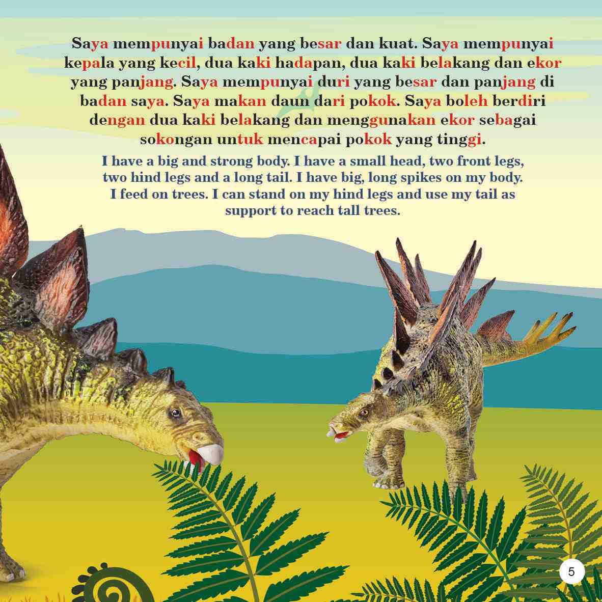Trivia Kanak-kanak Tentang Dinosaur Dwibahasa