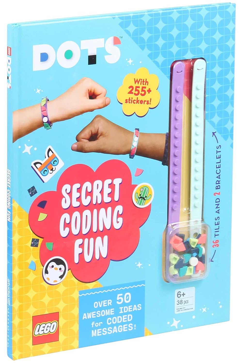 LEGO DOTS: Secret Coding Fun! (Book Plus) (Hardcover – Sticker Book)