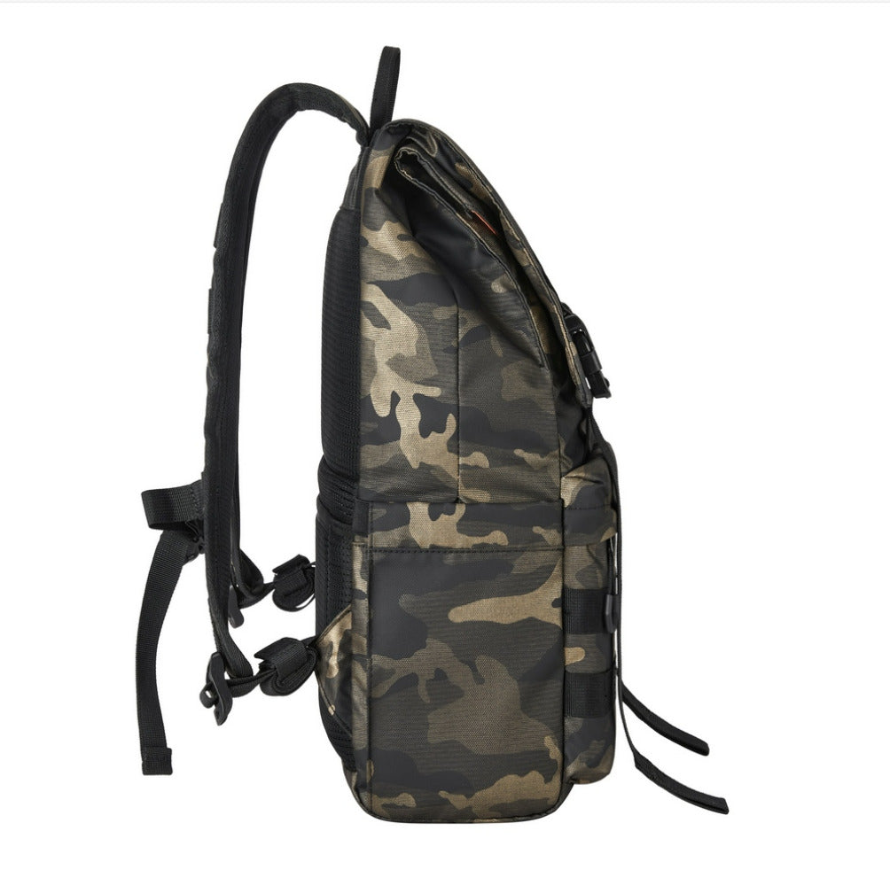 Rivacase 7621 Sherwood-ECO 15L Rolltop Backpack - Brown Camo
