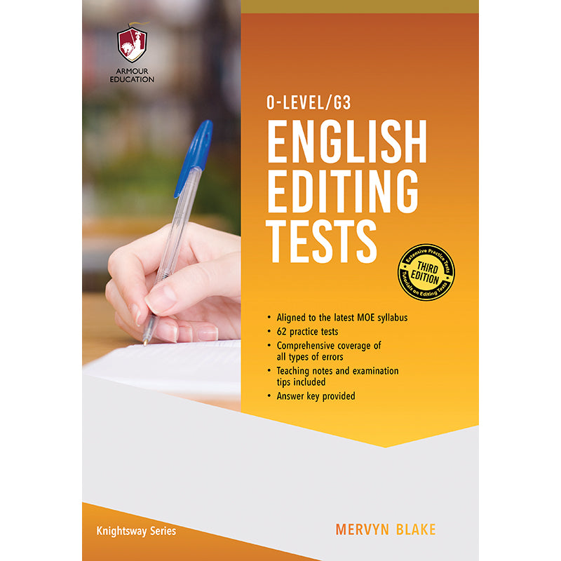 O-Level English Editing Tests -3rd Edition