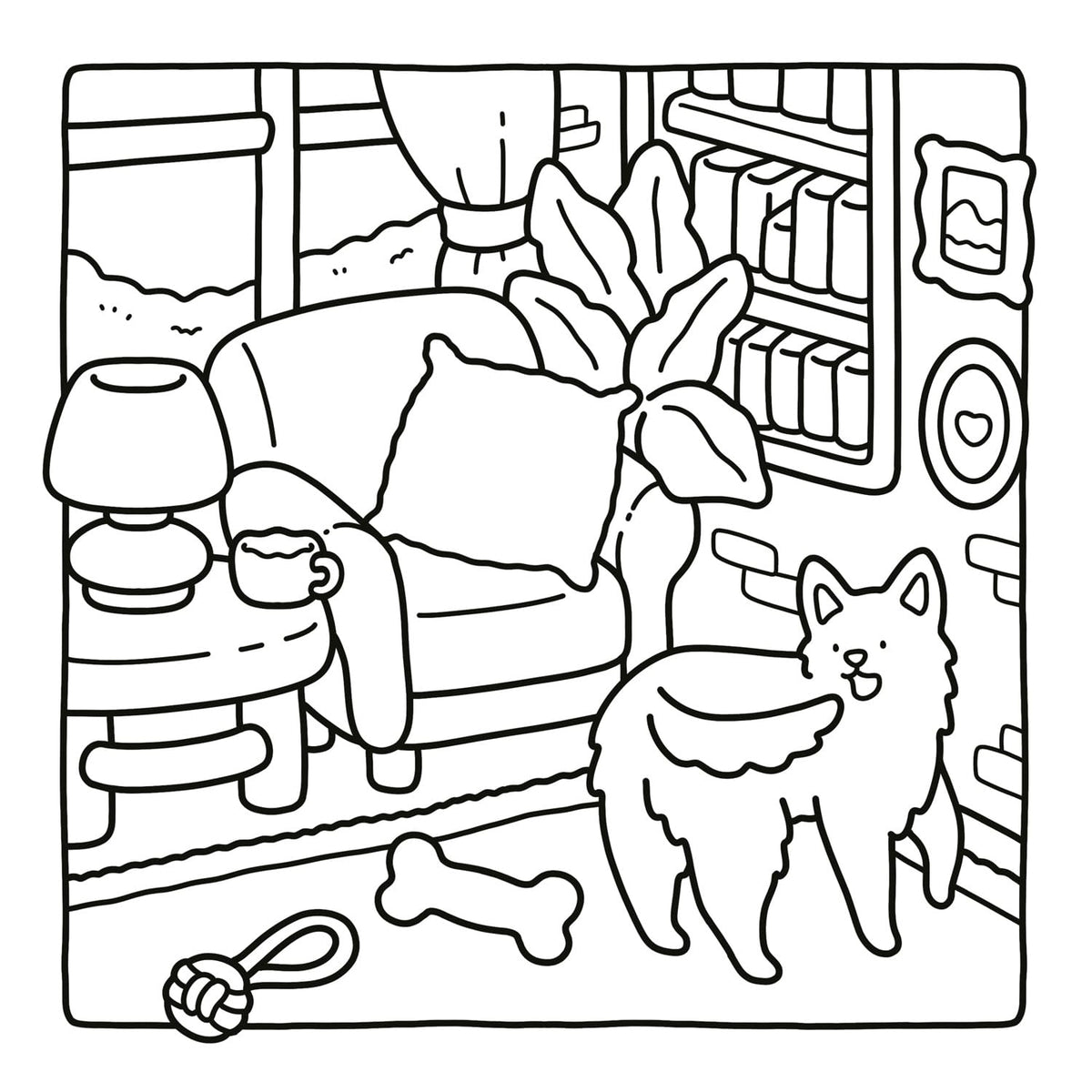 Dog Moments: Puppy Life Colouring Book for All Ages: 40 Cute Illustrated Colouring Pages Perfect for People Who Love Animals [Sunday Times Bestselling Author] (Hikaru Kotz Colouring Books) Paperback
