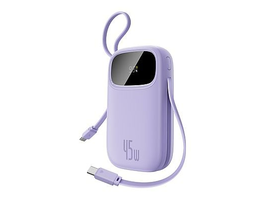 Baseus Enerfill Fc31 20000 mAh 45W Portable Charger (Purple)