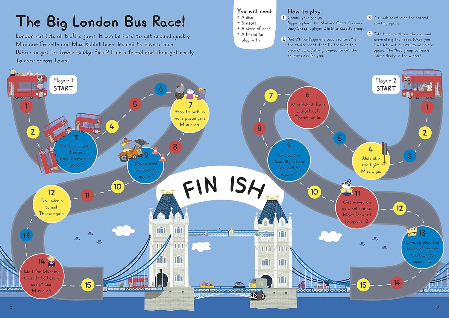 Peppa's London Day Out Sticker Activity Book (Paperback)