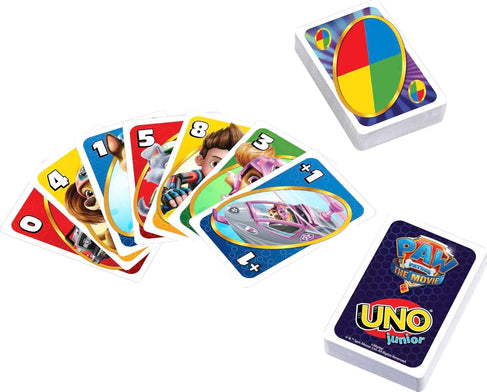 MATTEL UNO JUNIOR PAW PATROL THE MOVIE CARD GAME