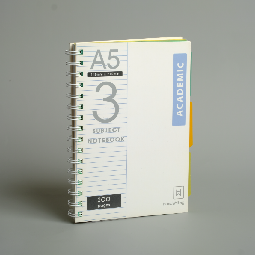 Hw 3 Subject Pp Notebook A5 70g 200pg