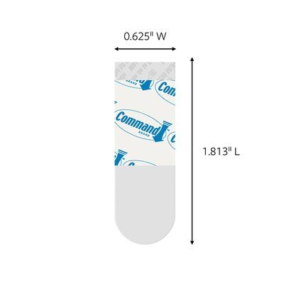 Command™ 17024clr Small Clear Refill Strips