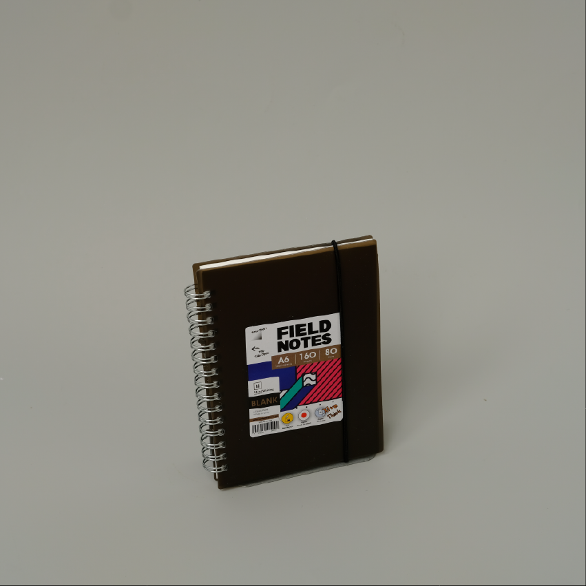 Hw Wire-o Pp Blank Notebook A6 80g 160pg