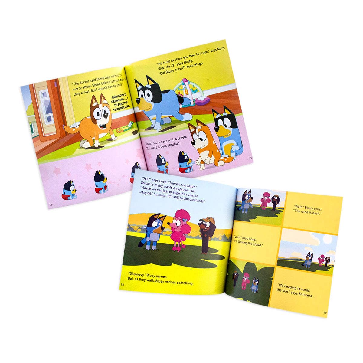 Bluey Gotta Be Done! 10 Picture Books Story Collection Box Set (Typewriter, Swim School, Shadowlands, My Mum is the Best, Mum School, Daddy Robot, Daddy Putdown, My Dad is Awesome, Camping, Baby Race)