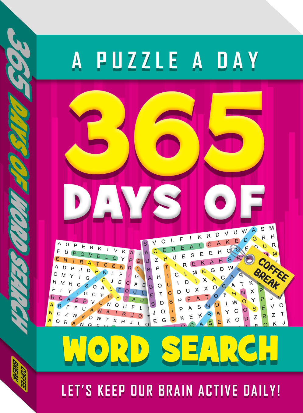 365 Days Of Word Search Pink